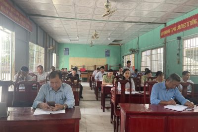 HỌP CHI BỘ THÁNG 01/2026